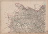 YORKSHIRE NORTH WEST. Harrogate Richmond Thirsk Middlesbrough. WELLER 1862 map