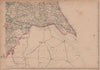 YORKSHIRE SOUTH EAST. Humber estuary. Hull York Grimsby. WELLER 1862 old map