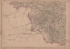 YORKSHIRE SOUTH WEST. Halifax Bradford Leeds Sheffield. WELLER 1862 old map