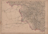 YORKSHIRE SOUTH WEST. Halifax Bradford Leeds Sheffield. WELLER 1862 old map