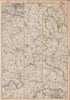 NORTH WESTERN RAILWAY 1. London to Rugby, Coventry & Birmingham.WELLER 1862 map