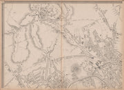 'CASSELLS LONDON NW Hampstead Camden St Johns Wood Belsize Park.WELLER 1862 map