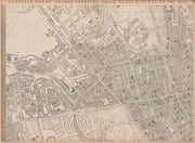 'CASSELLS LONDON W. Marylebone Bayswater Mayfair Fitzrovia. WELLER 1862 map