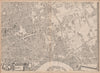 'CASSELLS LONDON E Limehouse Stepney Whitechapel Bethnal Green. WELLER 1862 map