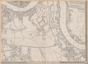 'CASSELLS LONDON SE. Rotherhithe Bermondsey Deptford Peckham. WELLER 1862 map