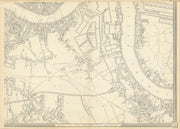 'CASSELLS LONDON SE. Rotherhithe Bermondsey Deptford Peckham. WELLER 1862 map