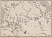 W LONDON. Hammersmith Holland Park Brook Green West Kensington. WELLER 1862 map