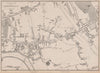 W LONDON. Hammersmith Holland Park Brook Green West Kensington. WELLER 1862 map