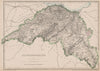 'Edinburghshire'. Midlothian. By EDWARD WELLER for the Dispatch Atlas 1862 map