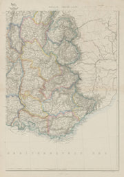 FRANCE SOUTH EAST. Upon annexation of Savoie & Comte de Nice. JW LOWRY 1862 map