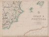 SPAIN SE. Alicante Valencia Murcia Albacete Ibiza Majorca. WELLER 1862 old map