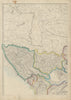 BALKANS NW. Bosnia Servia Serbia Montenegro Albania. ETTLING. Dispatch 1862 map