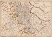 BRITISH INDIA. 'The North West Provinces & Oude'. Dehli. Nepal. WELLER 1862 map