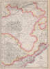BRITISH INDIA. 'Nagpoor, Hyderabad, &c.'. WELLER. Dispatch atlas 1862 old map