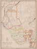 BRITISH INDIA. 'Western States (Scinde Gujerat &c)'. Daman. WELLER 1862 map
