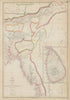 BRITISH INDIA 'Eastern Provinces'. Ceylon Burmah Tipperah. WELLER 1862 old map