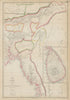BRITISH INDIA 'Eastern Provinces'. Ceylon Burmah Tipperah. WELLER 1862 old map