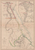 'Egypt, Nubia, Abyssinia and the Red Sea'. Nile valley & delta. WELLER 1862 map