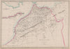MOROCCO. Shows Spanish Ceuta Melilla Penon de Velez Alhucemas. WELLER 1862 map