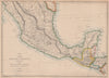NORTHERN CENTRAL AMERICA. Mexico Belize Guatemala Honduras. ETTLING 1862 map