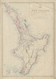 'New Zealand North Island. New Ulster or Eaheinomauwe' provinces DOWER 1862 map