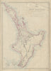 'New Zealand North Island. New Ulster or Eaheinomauwe' provinces DOWER 1862 map