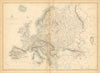 EUROPE. Shows Prussia British Ionian Islands Ottoman Empire. LOWRY 1863 map