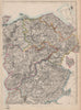 NORTH WALES. Montgomery Merioneth Denbigh Carnarfon Snowdonia. WELLER 1863 map