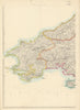 SOUTH WEST WALES. Pembrokeshire Carmarthenshire Cardiganshire. WELLER 1863 map