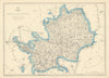 HERTFORDSHIRE antique county map. Shows 2 exclaves. Railways.BR DAVIES 1863