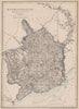 RIVER WYE VALLEY & MONMOUTHSHIRE. Antique county map. Railways. WELLER 1863