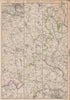 NORTH WESTERN RAILWAY 1. London to Rugby, Coventry & Birmingham.WELLER 1863 map