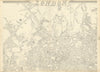 'CASSELLS LONDON N. Holloway Camden islington Highbury Hoxton. WELLER 1863 map