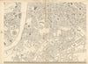 'CASSELLS LONDON S. Southwark Bermondsey Lambeth Westminster. WELLER 1863 map