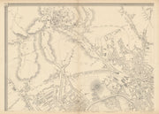 'CASSELLS LONDON NW Hampstead Camden St Johns Wood Belsize Park.WELLER 1863 map