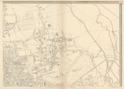 'CASSELLS LONDON NE. Hackney Old Ford Dalston Homerton Clapton. WELLER 1863 map