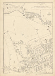 W LONDON. Notting Hill Kensal Green Shepherds Bush Holland Park.WELLER 1863 map