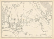W LONDON. Hammersmith Holland Park Brook Green West Kensington. WELLER 1863 map