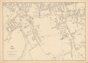 SOUTH LONDON. Peckham/Rye East Dulwich Camberwell Denmark Hill. WELLER 1863 map