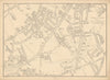 SOUTH LONDON. Stockwell Clapham North/Common Brixton Battersea. WELLER 1863 map