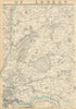 NE LONDON/ESSEX Stratford Barking Romford Epping Waltham Abbey. WELLER 1863 map