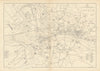 LANDMARKS OF LONDON. Clubs Theatres Churches Public Buildings. WELLER 1863 map