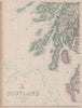 SCOTLAND SOUTH WEST. Arran Kintyre islay Jura Mull Colonsay. WELLER 1863 map