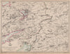 'The Lakes of Killarney & surrounding Country' Kenmare Ireland. WELLER 1863 map