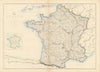 FRANCE. Prior to the annexation of Savoie & Comte de Nice. JW LOWRY 1863 map