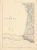 FRANCE SOUTH WEST COAST. Charente Vendee Gironde Landes Pyrenees.LOWRY 1863 map