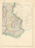 FRANCE SOUTH EAST before annexation of Savoie & Comte de Nice. JW LOWRY 1863 map