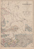 GERMANY NORTH EAST. Saxony Weimar Altenburg Anhalt. JW LOWRY. Dispatch 1863 map
