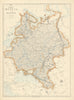 RUSSIA IN EUROPE. Moscow-St Petersburg Warsaw-Krakow railways.JW LOWRY 1863 map