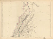 BEIRUT & DAMASCUS PROVINCES Syria Lebanon Tripoli Homs.WELLER Dispatch 1863 map